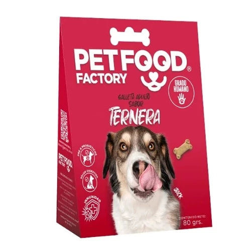 Pet Food Factory Galleta Horneada Ternera Perro Adulto 80 Gr.