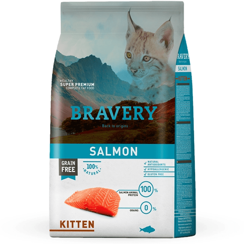 Bravery Kitten Salmón 2 Kg.