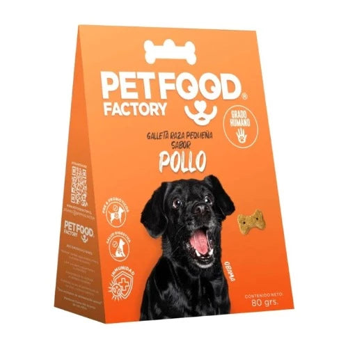 Pet Food Factory Galleta Sabor Pollo Raza Pequeña 80 Gr.