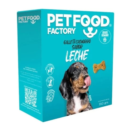 Pet Food Factory Galleta Horneada Leche Cachorro 350 Gr.