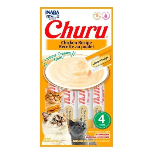 Churu Cat Chicken 4 Tubos, 14 Gr.