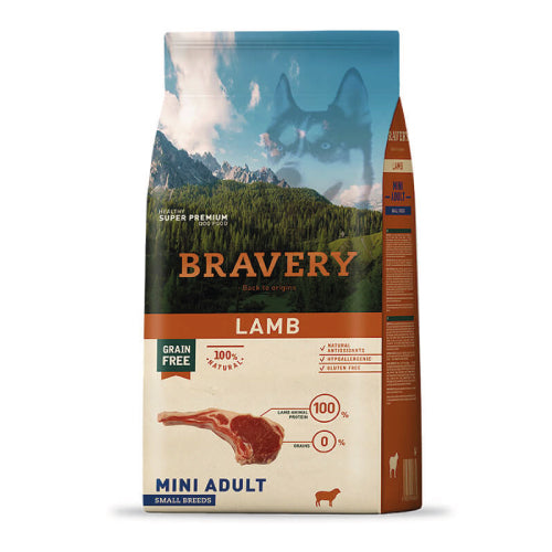Bravery Lamb Mini Adult 7 Kg.