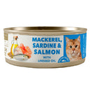 Amity Lata Gato Adulto Sabor Caballa, Sardina y Salmón 80 Gr.