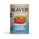 Bravery Lata Perro Sabor Atún y Vegetales 290 Gr.