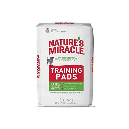 Nature´s Miracle Sabanillas Training Pads 50 Unid. 53.3 x 53.3 Cm.