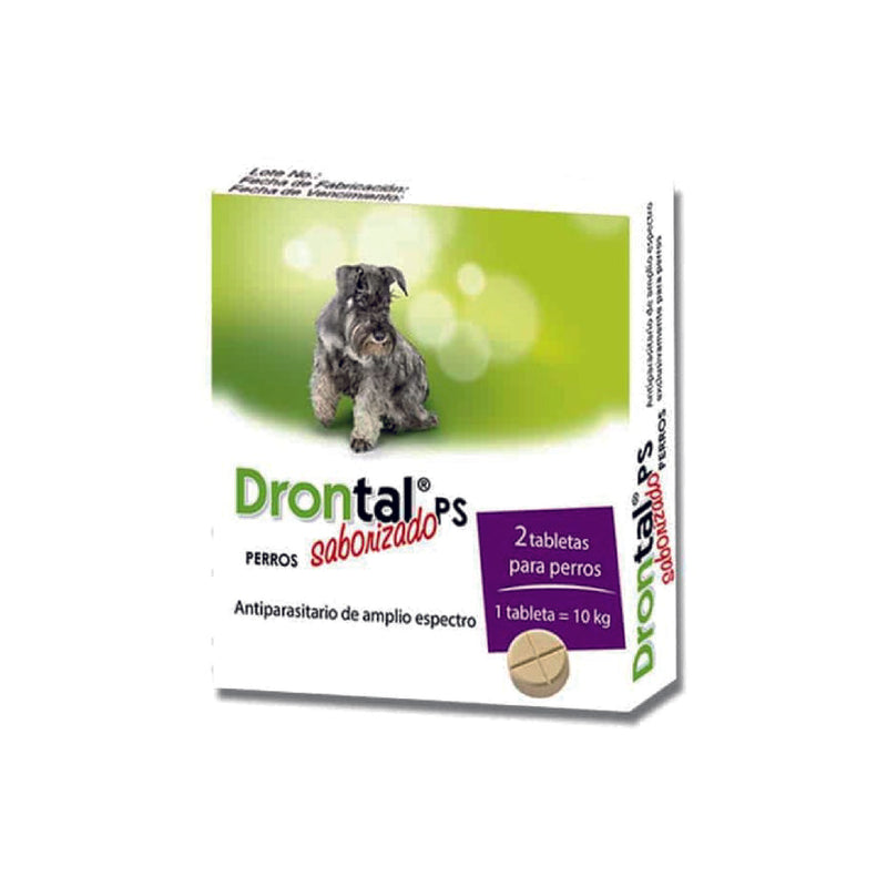 Drontal PLus Saborizado 10 kg 2 comprimidos