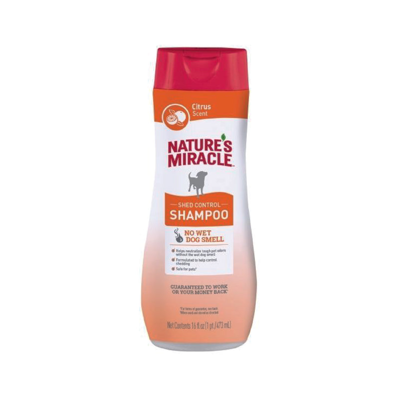Shampoo Nature´s Miracle Shed Control, Aroma Cítrico 473 ml