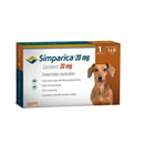 Simparica Perro 20 Mg 5 Kg  a 10 Kg 1 Comprimido